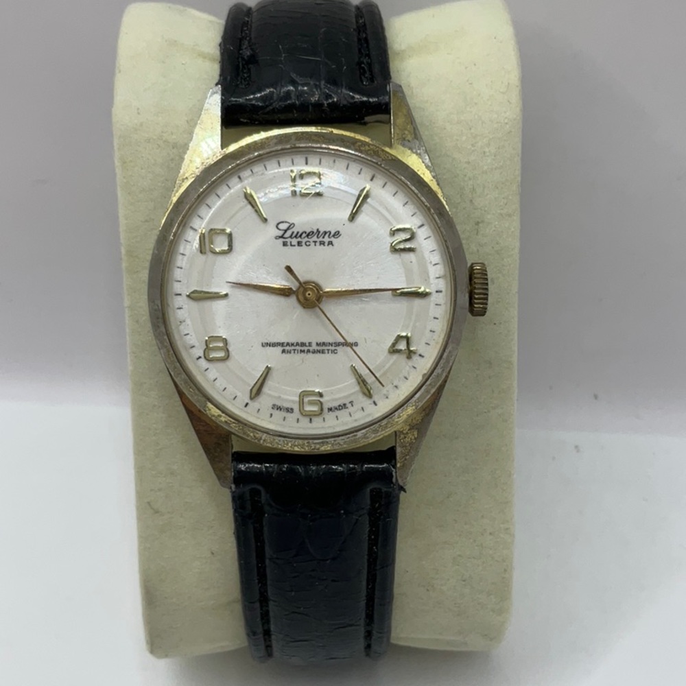 Vintage Lucerne Electra Manual Swiss Made Mens Watch